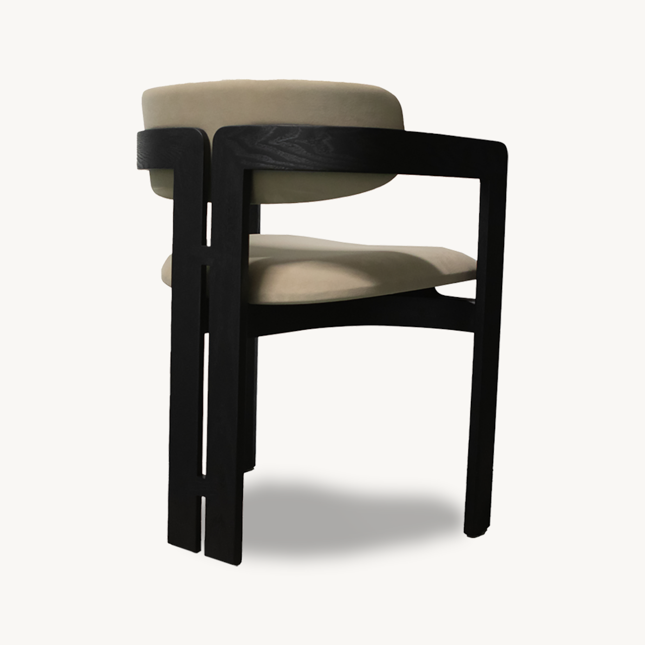 Set of 6 Rive Dining Chairs With Velvet Upholstery - Holzsch