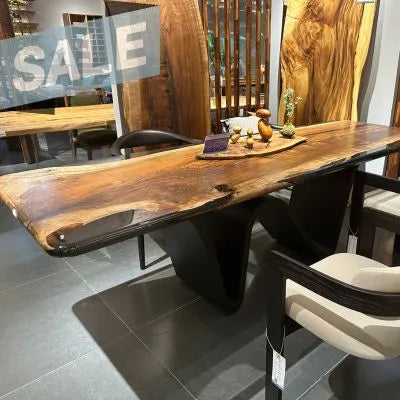 Unique Live Edge Epoxy Tables and Chairs | Custom Furniture