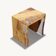 Saman Epoxy Stool - Custom, Transparent Epoxy, Modern Design - Holzsch