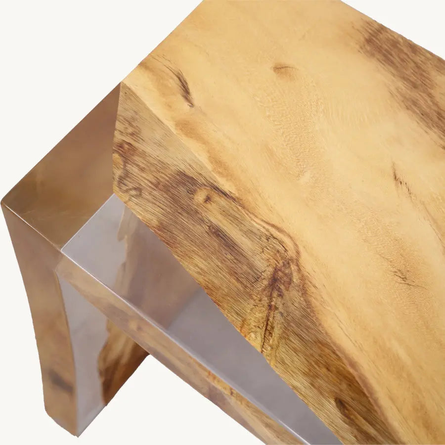 Saman Epoxy Stool - Custom, Transparent Epoxy, Modern Design - Holzsch