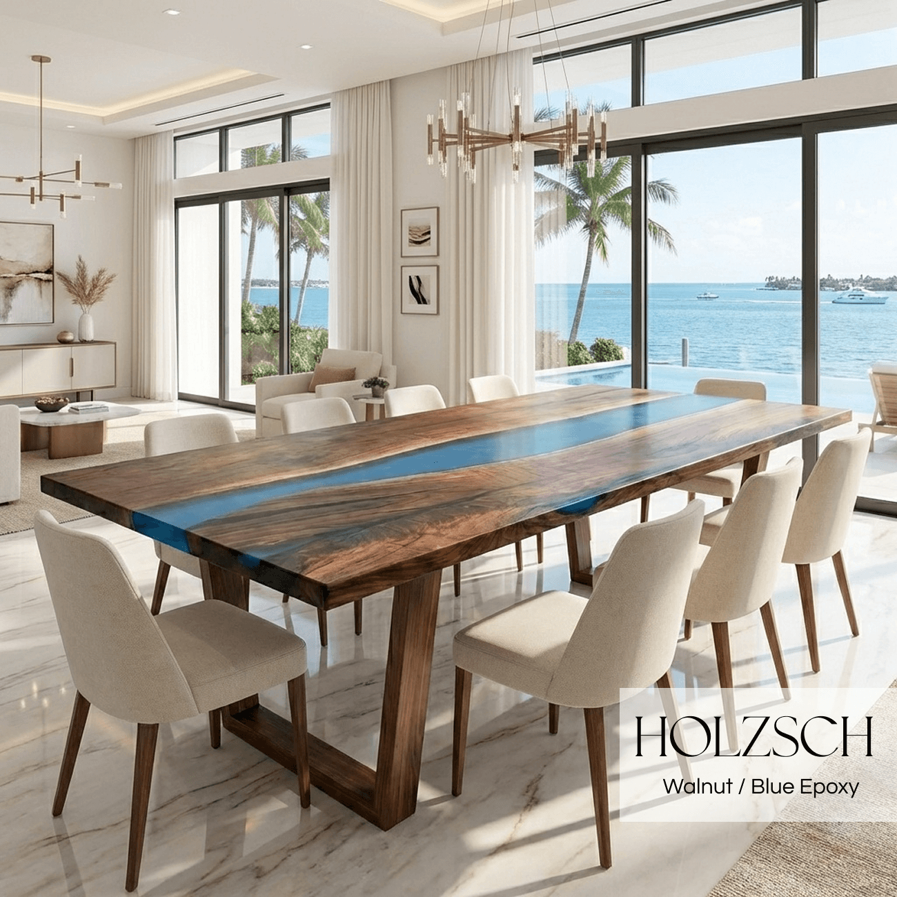 Sedon Walnut Dining Table_Holzsch