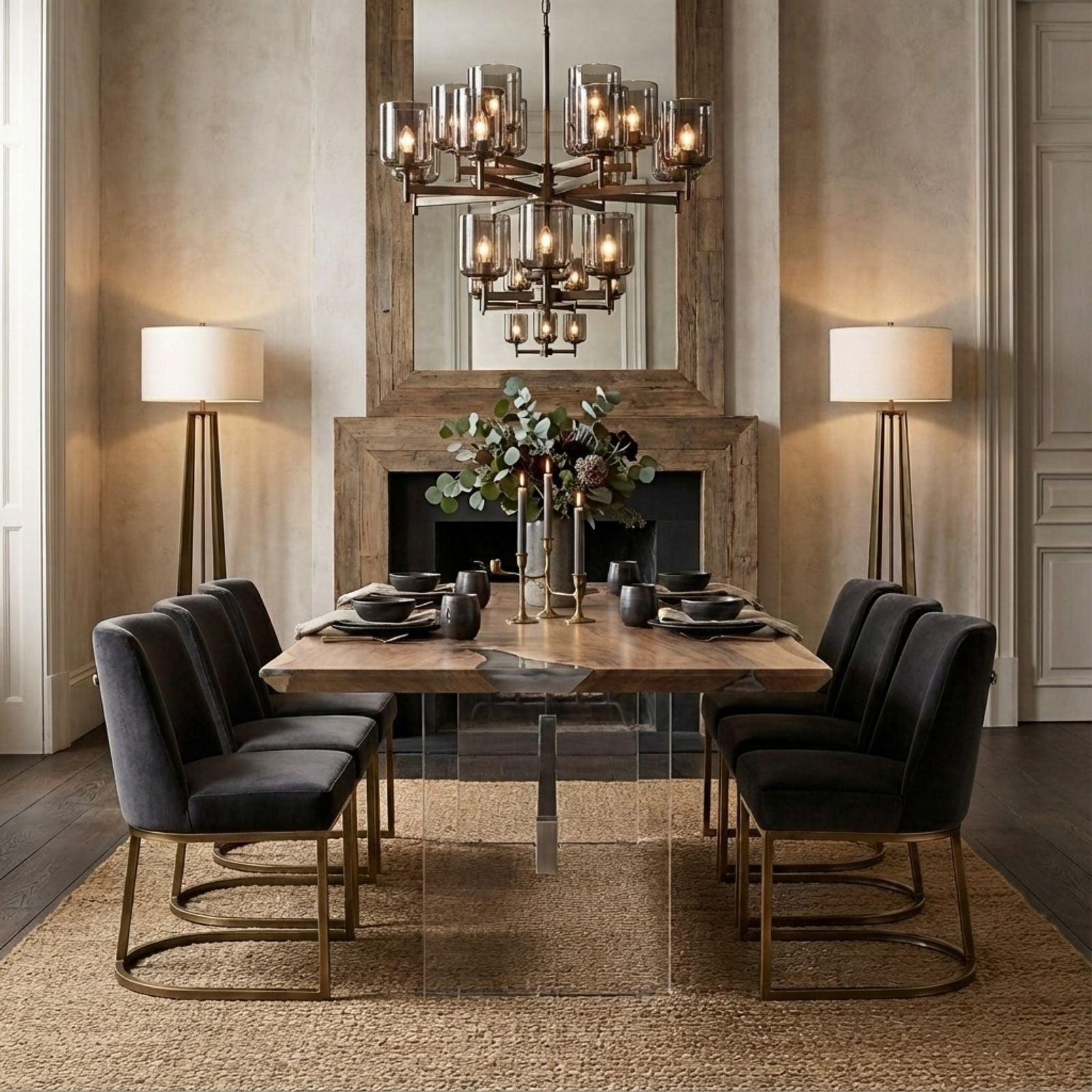 Skybar Monkey Pod Bleached Rectangular Dining Table_Holzsch