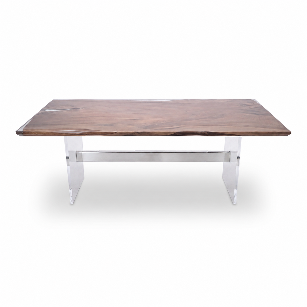 Modern Monkey Pod Bleached Dining Table_Holzsch