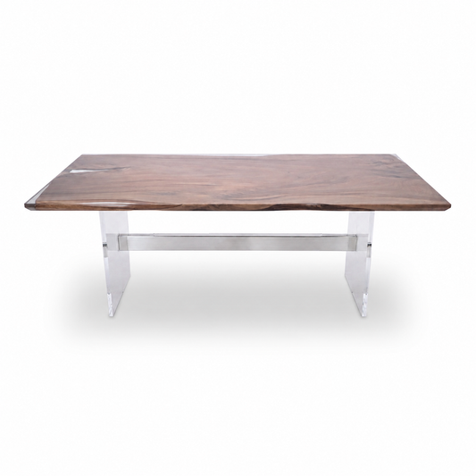 Modern Monkey Pod Bleached Dining Table_Holzsch