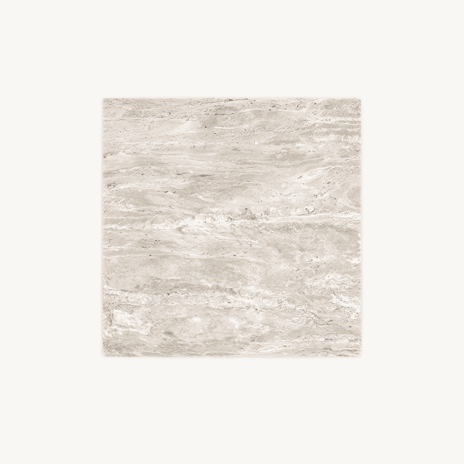 Quadrina Square Dining Table - Genuine Travertine Top 60"x 60" - Holzsch
