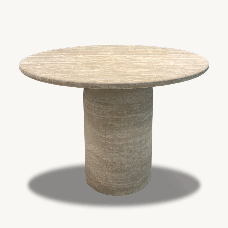 Stone H Carved Round Dining Table