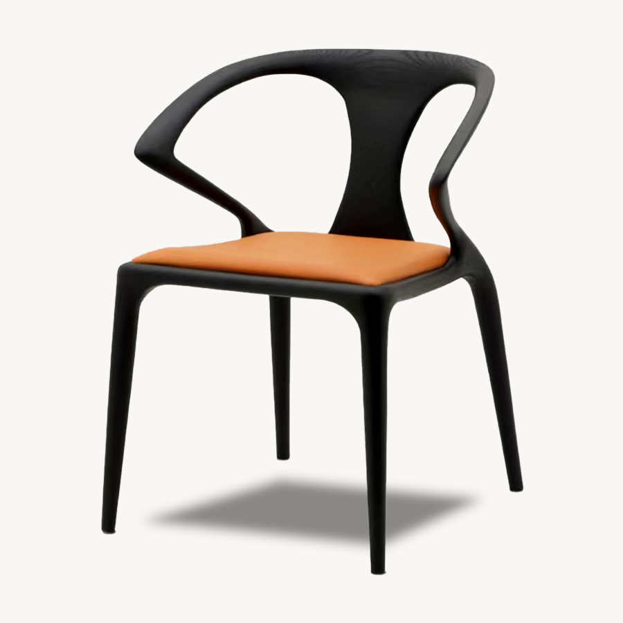 Bespoke Luca Minimalistic Wooden Dining Chair Holzsch Furniture