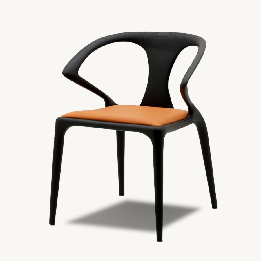 Bespoke Luca Minimalistic Wooden Dining Chair Holzsch Furniture