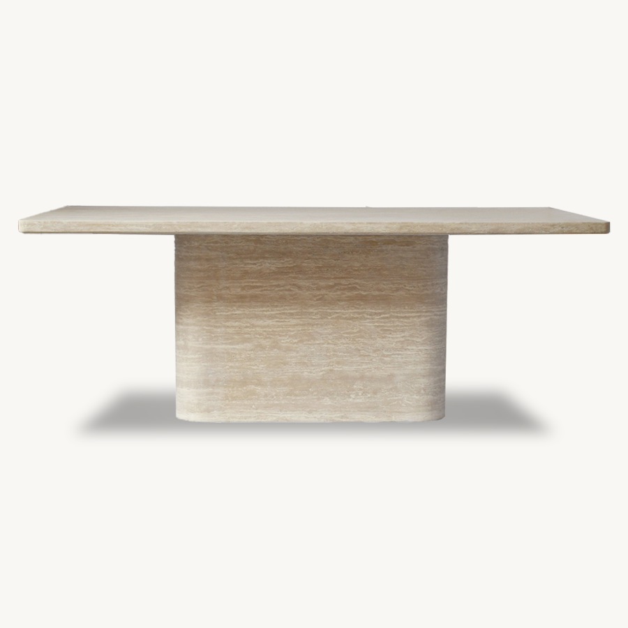 Travertine Rectangle Dining Table  38" x 71" - Holzsch