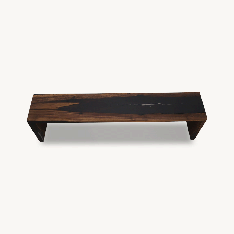 Epoxy Walnut Bench 15" x 71" - Holzsch