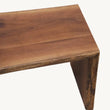 Walnut Waterfall Bench 40