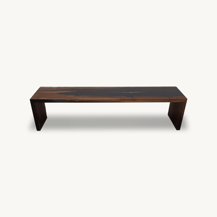 Epoxy Walnut Bench 15" x 71" - Holzsch