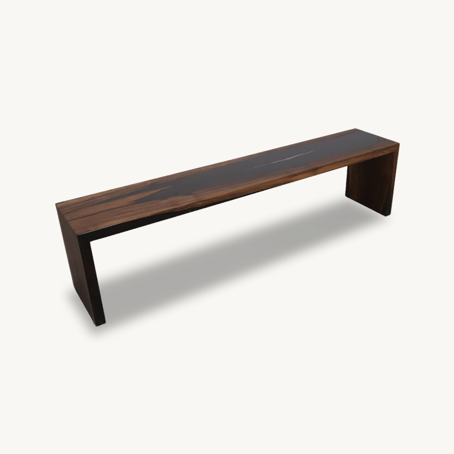 Epoxy Walnut Bench 15" x 71" - Holzsch