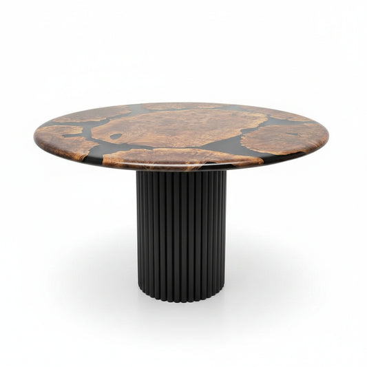 Mirage Walnut Burl  Dining Table (Round) Ø48''