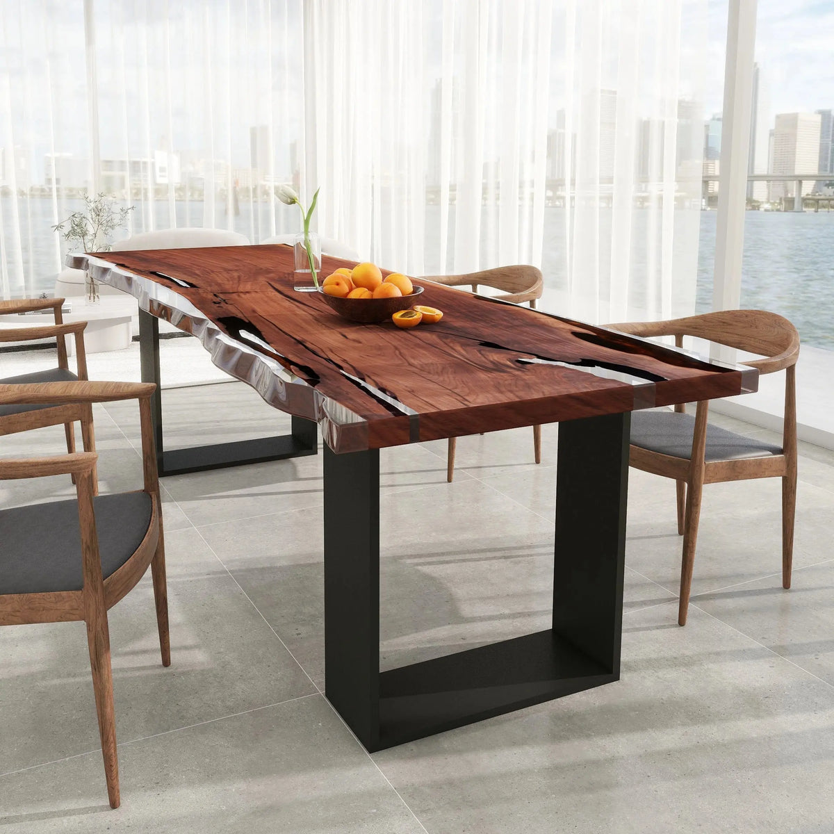 Design Your Bold Epoxy Dining Table - Custom Made Holzsch Furniture