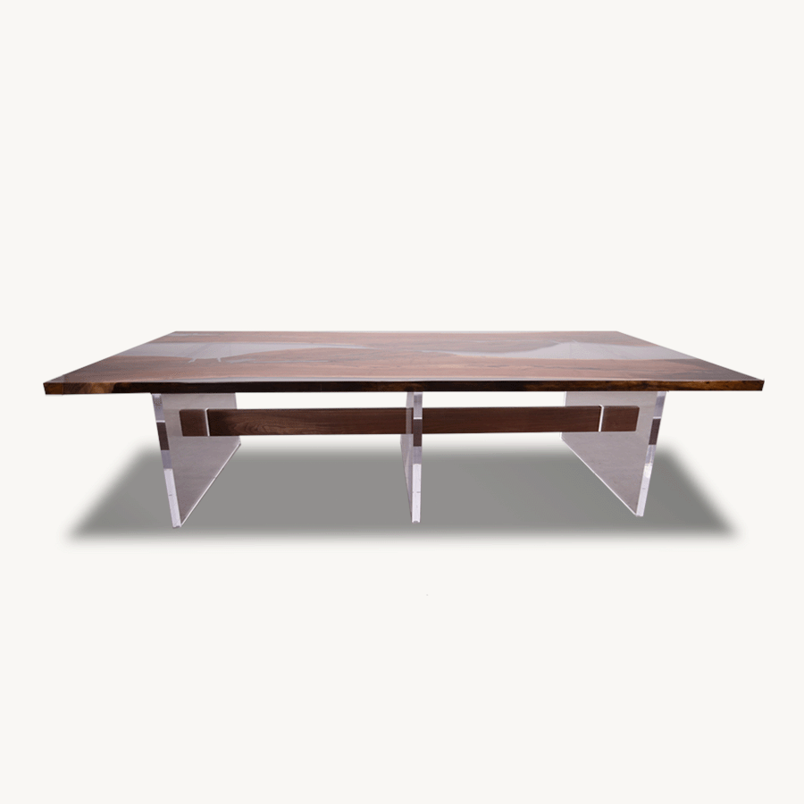 walnut table side