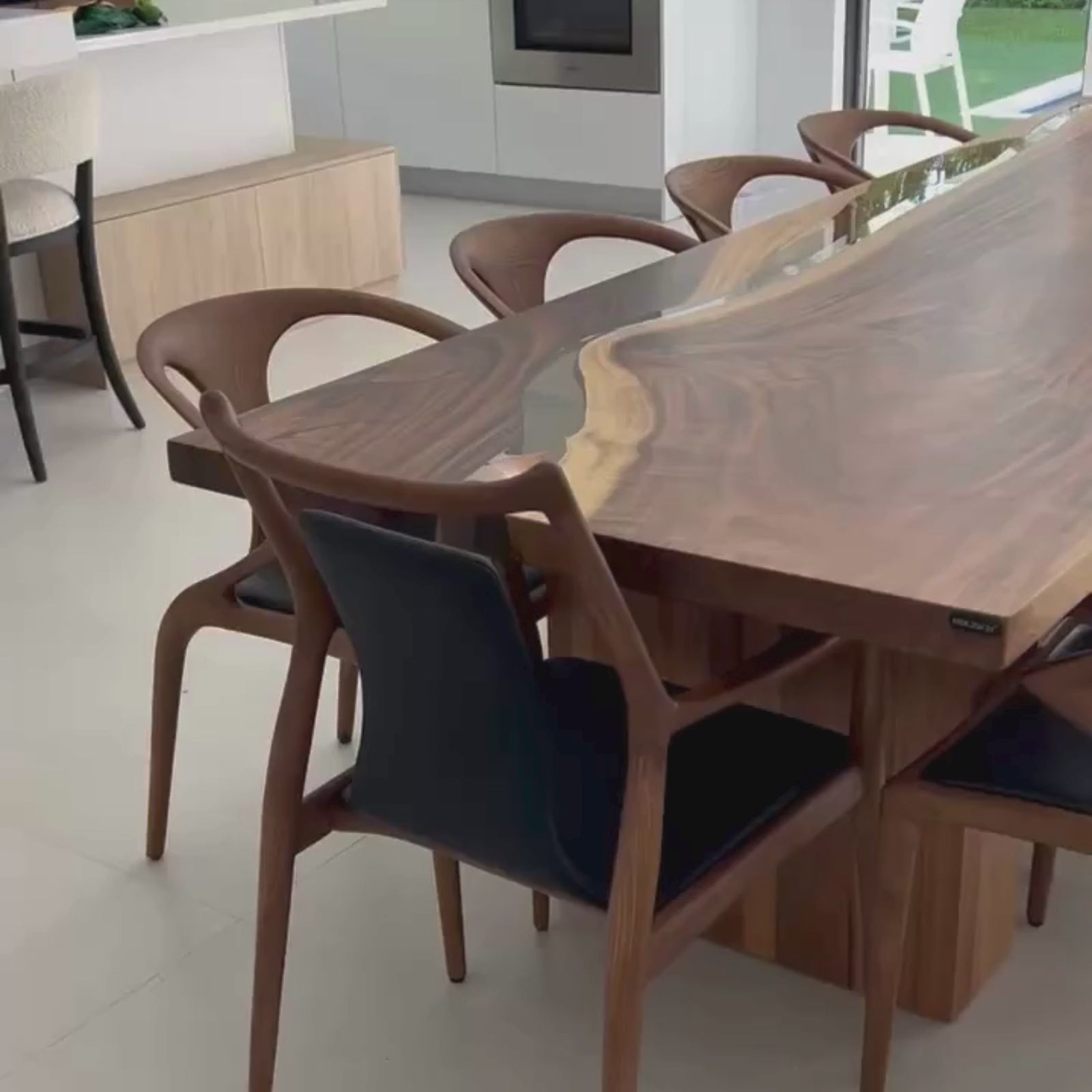 39" x 110" Select Saman Rectangular Dining Table