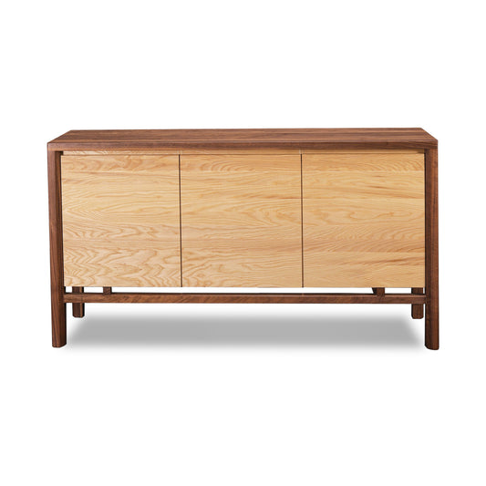 Corte Sideboard – Walnut & Ash Solid Wood Credenza 16" x 59" - Holzsch