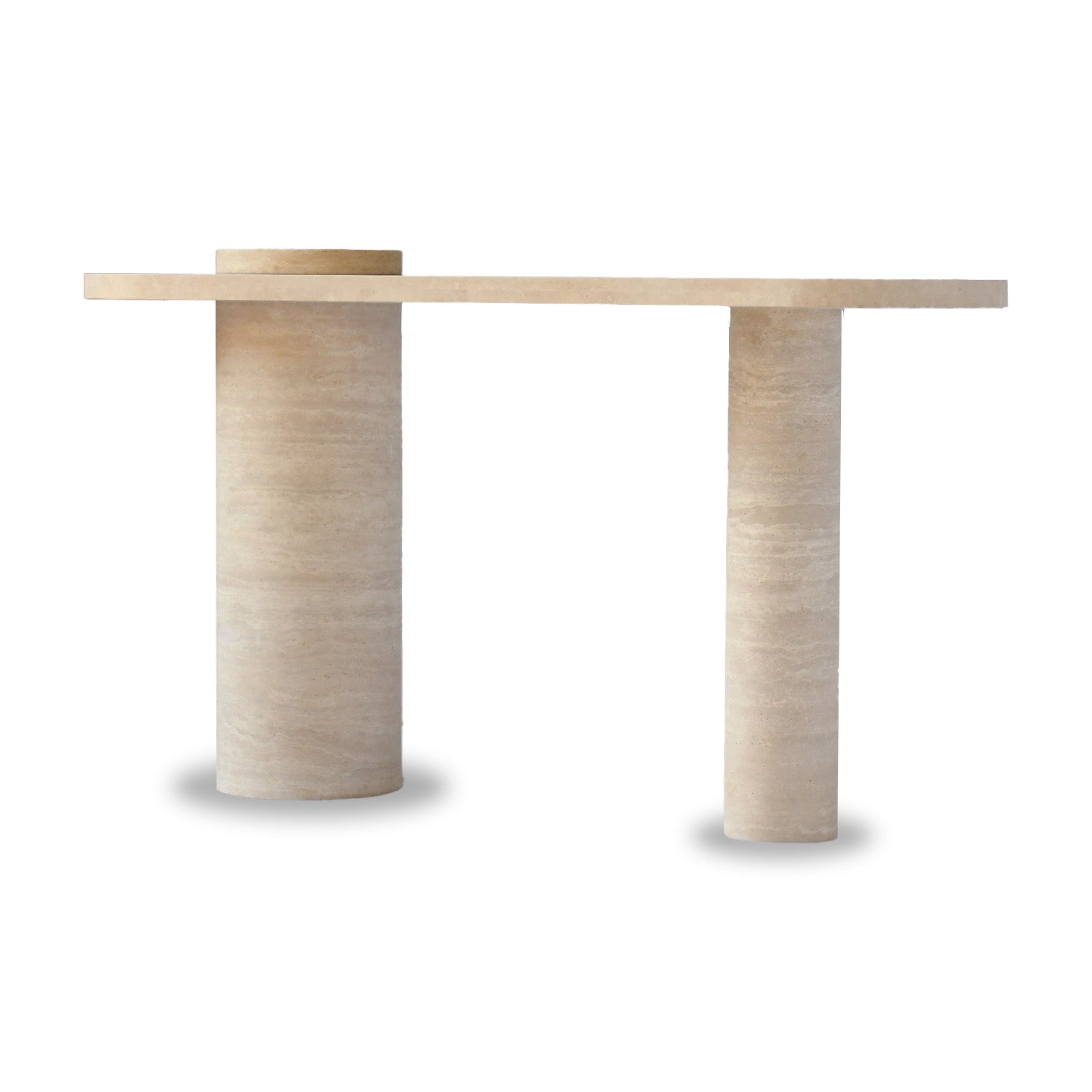 Colonna Travertine Console Table 16" x 55" - Holzsch