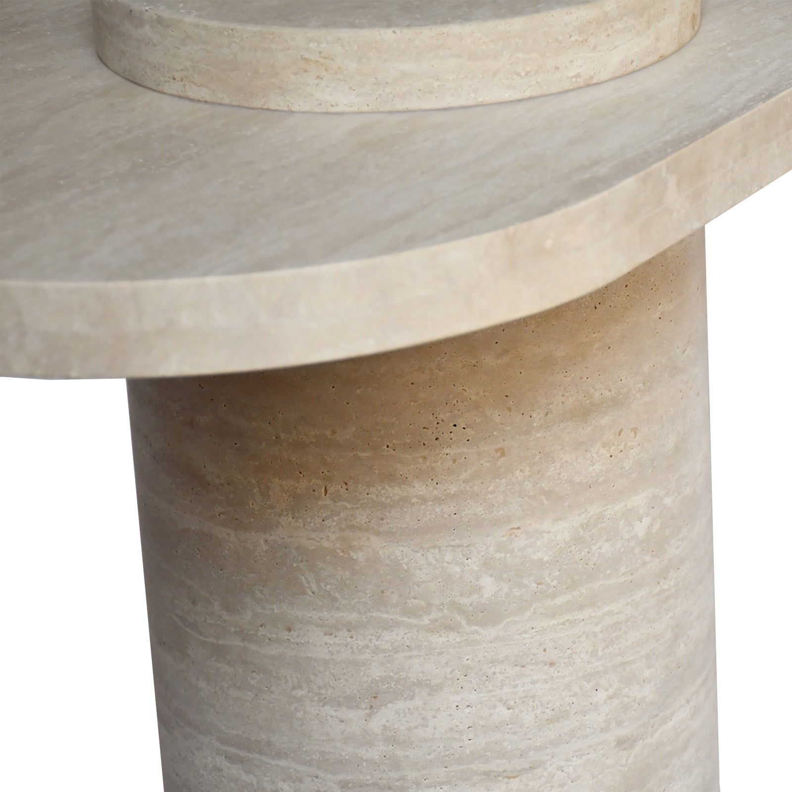 Colonna Travertine Console Table 16" x 55" - Holzsch