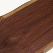 Walnut Waterfall Entryway Bench 72