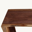 Walnut Waterfall Entryway Bench 72