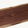 Walnut Waterfall Entryway Bench 72